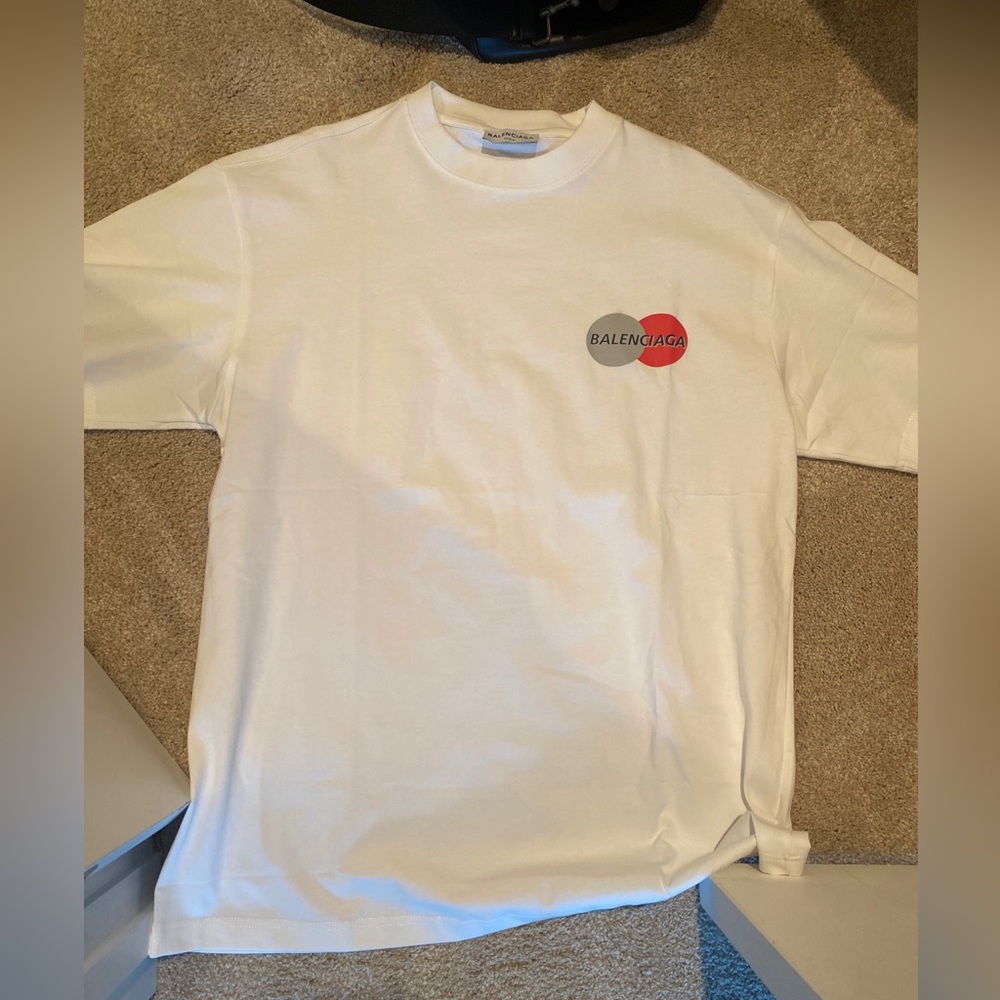 Men’s Balenciaga Crew White Tee